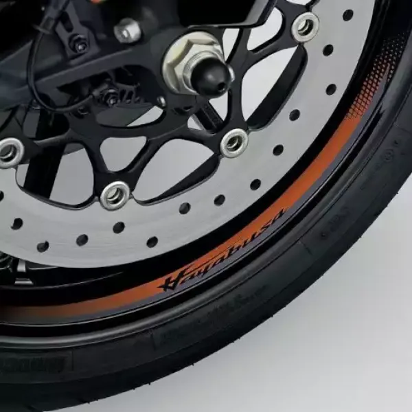 Suzuki Hayabusa Felgenbettdekor, gold